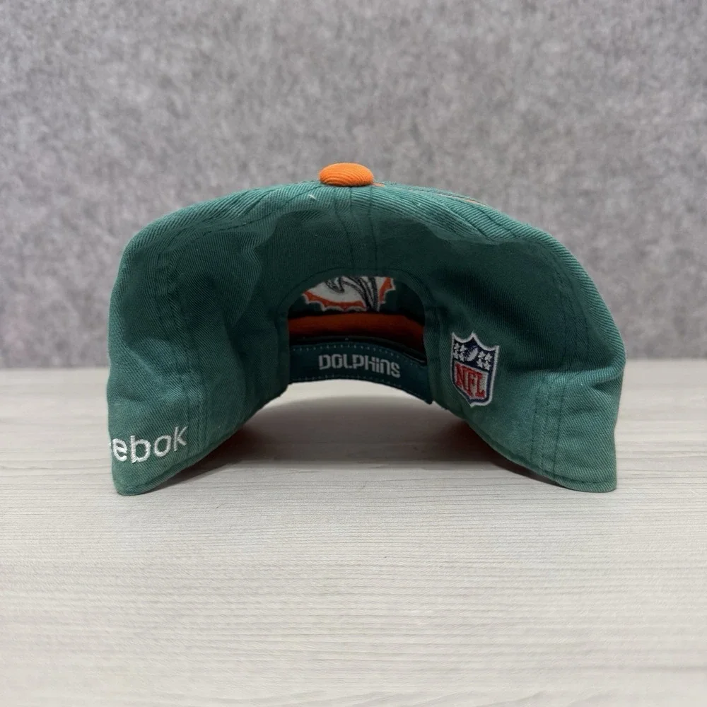 Vintage Reebok Miami Dolphins Youth Green Adjustable‎ Hat Cap NFL